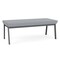 Lesro Newport 2 Seat Bench, 45 in W 21 in L 18.5 in H NP2001 - alternate 2